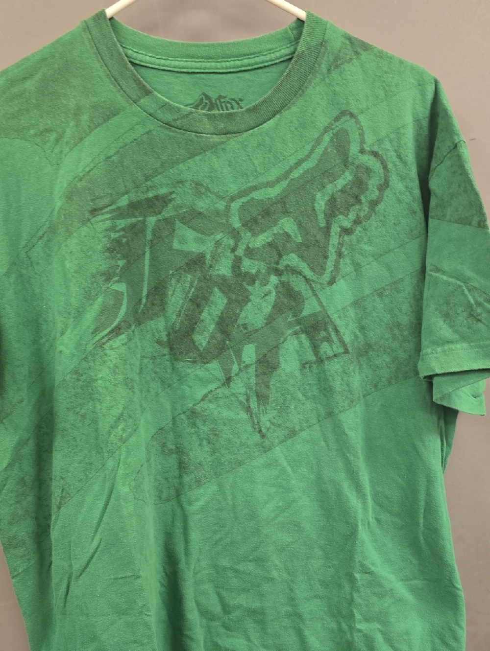 Fox Racing Men's Green Graphic Short-Sleeve Tee Shirt. Size XL